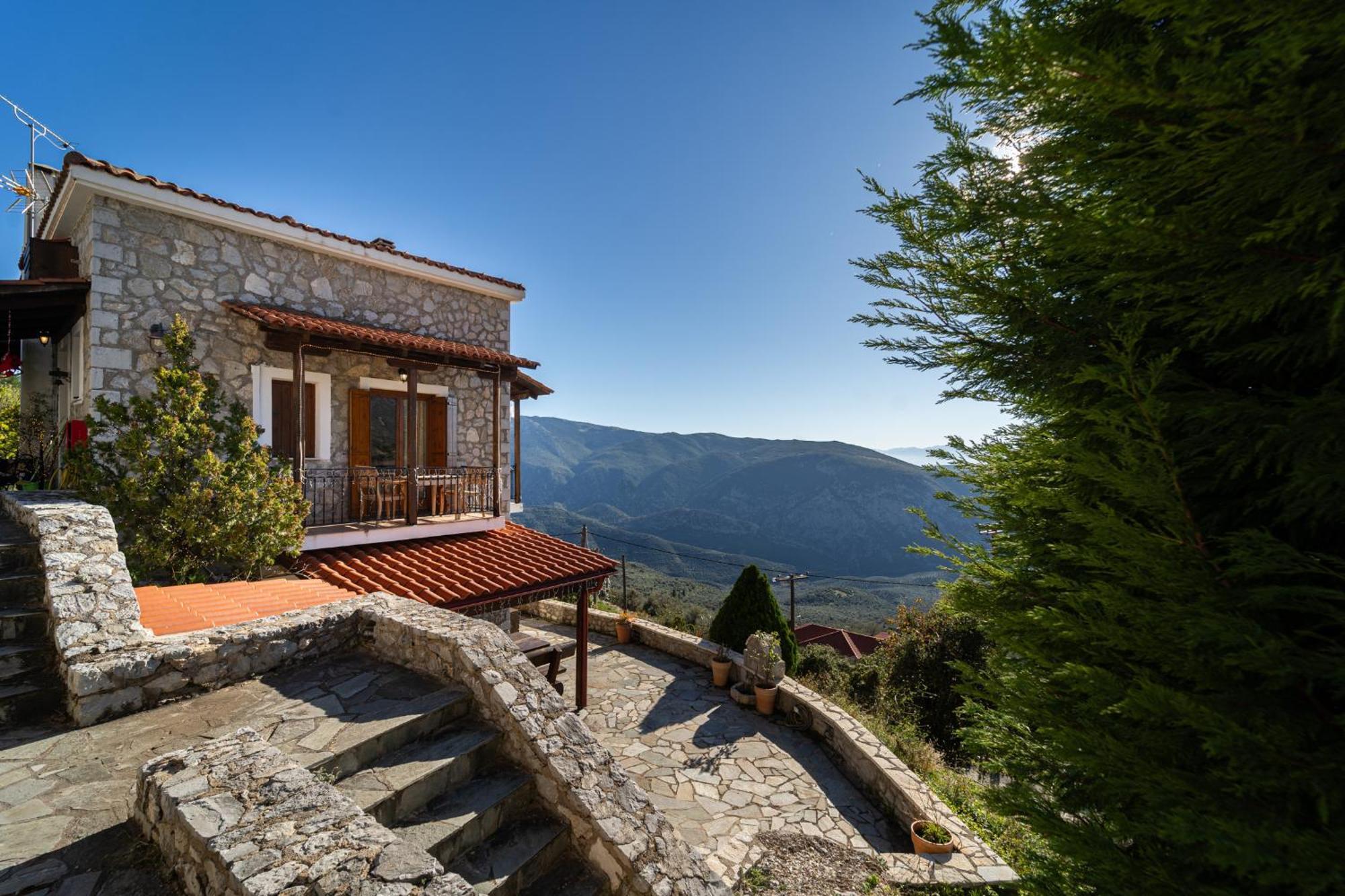 Rock Dandy Deluxe Chalet In Arachova - Delphi, Sauna, Prv Parking, Amazing View Exteriér fotografie