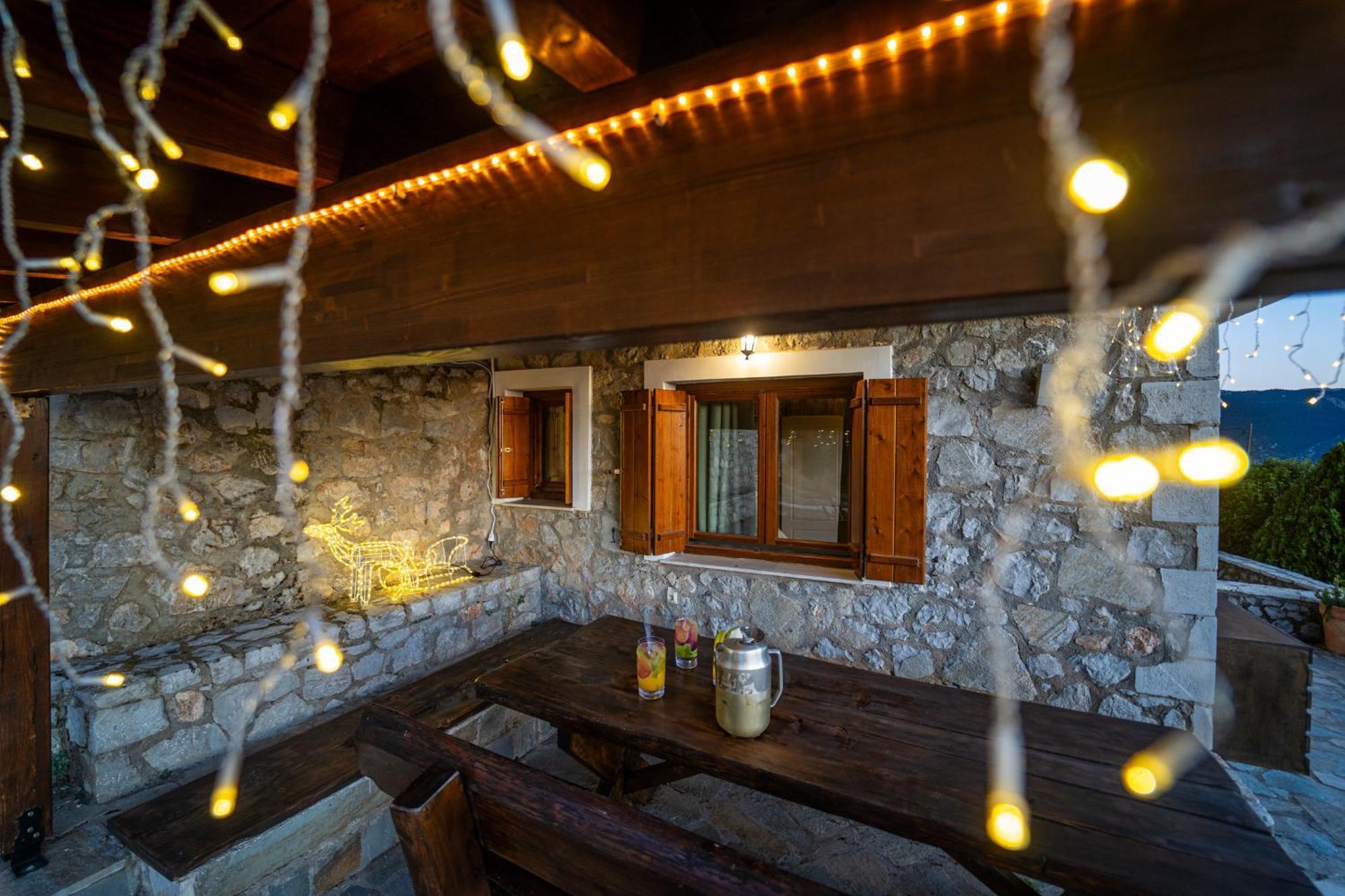 Rock Dandy Deluxe Chalet In Arachova - Delphi, Sauna, Prv Parking, Amazing View Exteriér fotografie