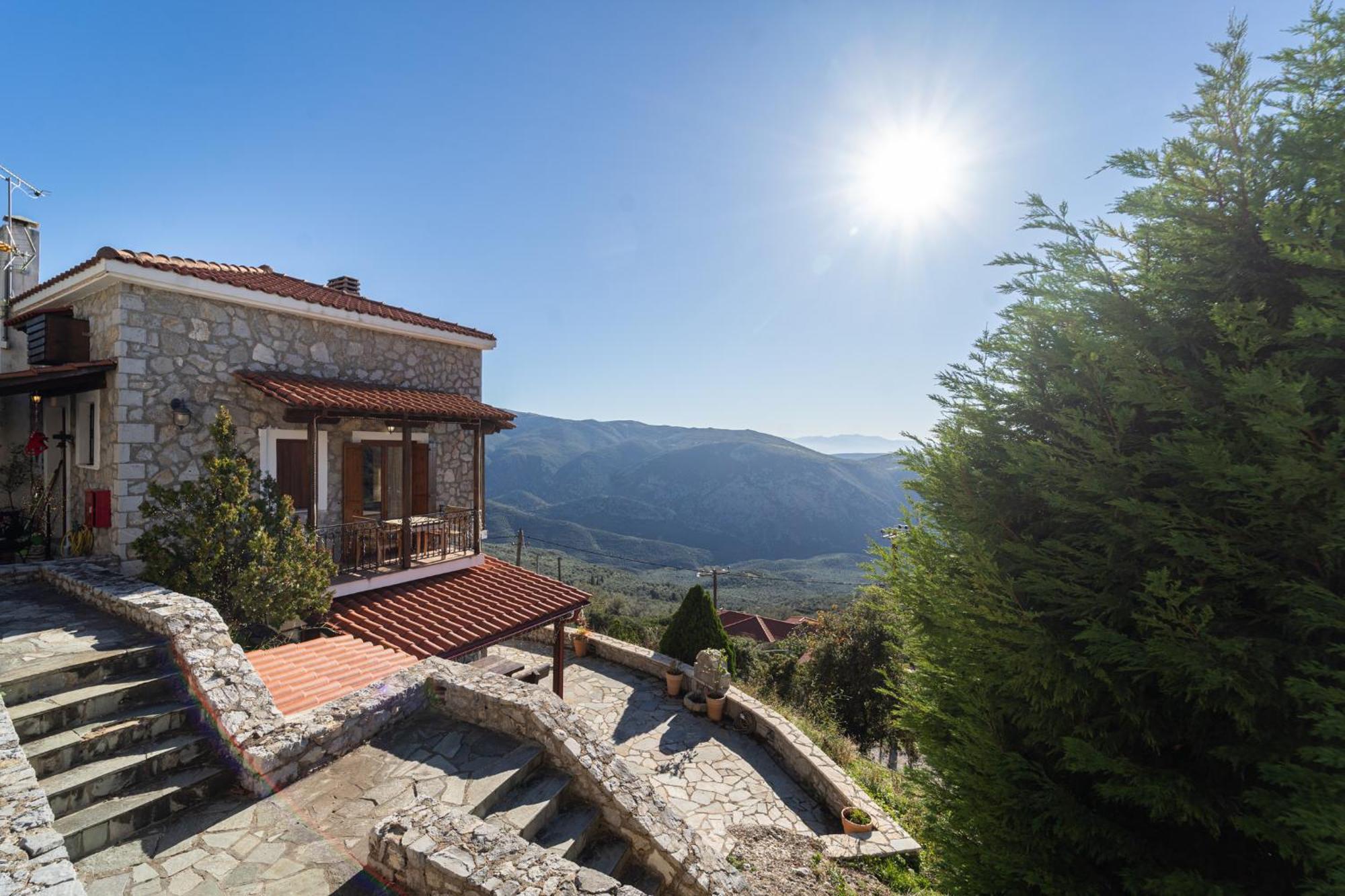 Rock Dandy Deluxe Chalet In Arachova - Delphi, Sauna, Prv Parking, Amazing View Exteriér fotografie