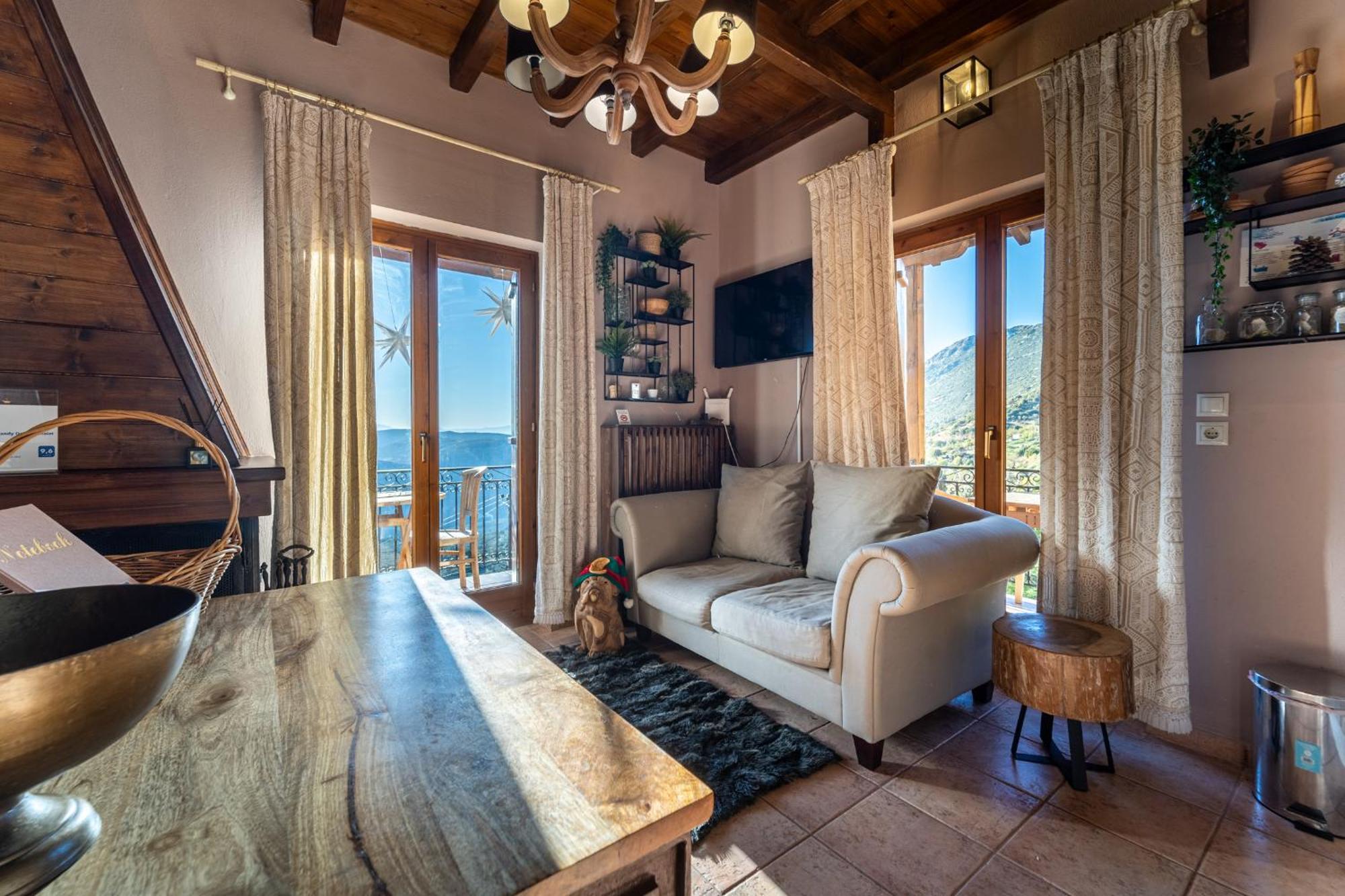 Rock Dandy Deluxe Chalet In Arachova - Delphi, Sauna, Prv Parking, Amazing View Exteriér fotografie