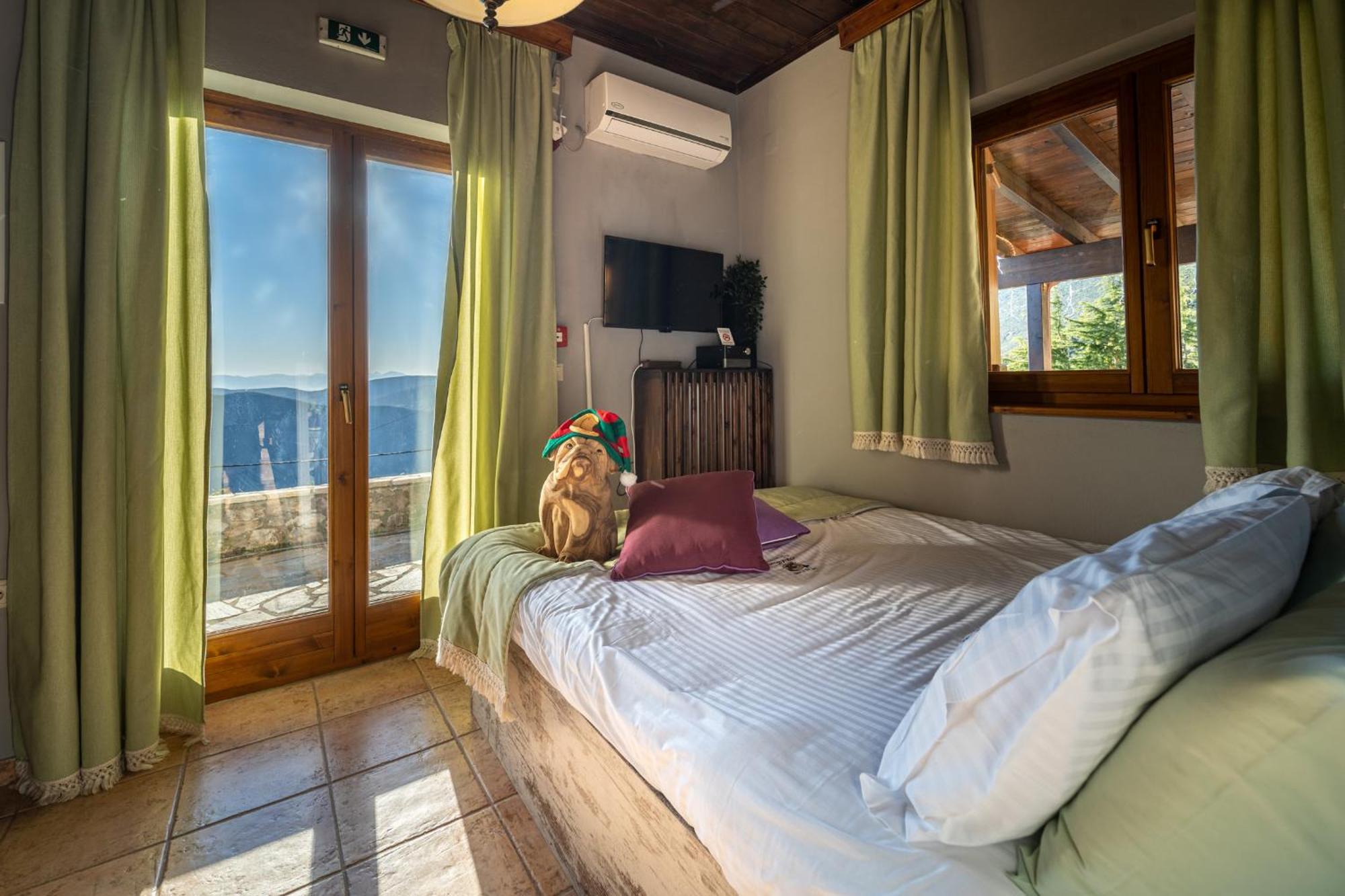 Rock Dandy Deluxe Chalet In Arachova - Delphi, Sauna, Prv Parking, Amazing View Exteriér fotografie