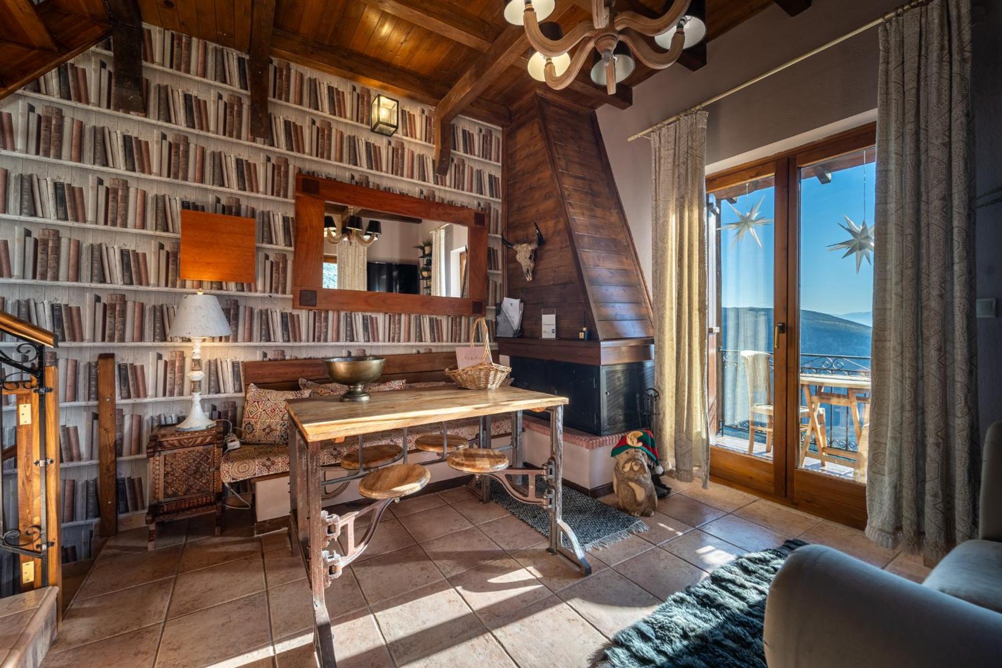 Rock Dandy Deluxe Chalet In Arachova - Delphi, Sauna, Prv Parking, Amazing View Exteriér fotografie